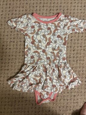 Dream Big Little Bodysuit Dress (18-24 months )